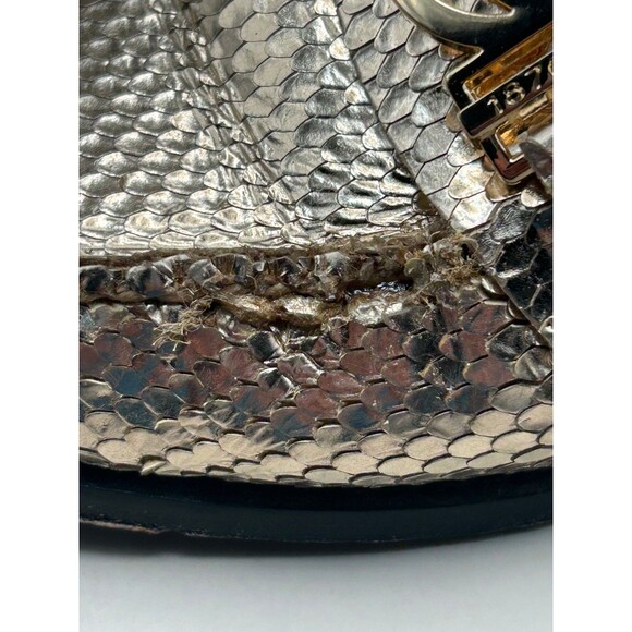 G.H. Bass Weejuns Lilianna Keeper Bit Gold Loafers Snake Women's Size 7.5 M - Picture 7 of 7